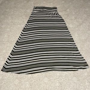 Stripped maxi dress (M)